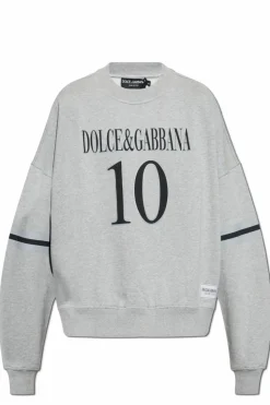 Dolce & Gabbana SZARY Bluza z logo