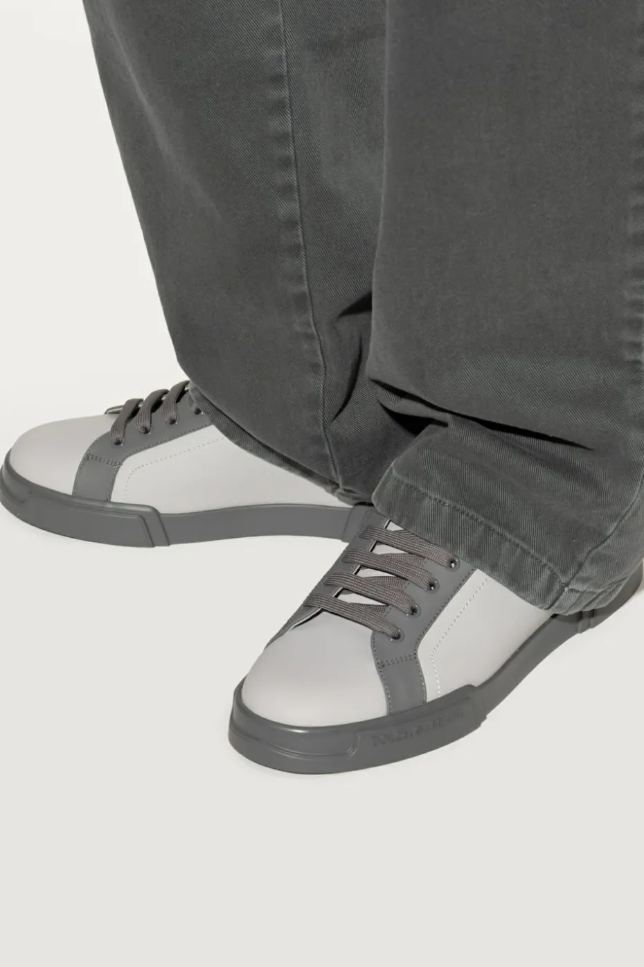 Dolce & Gabbana SZARY Buty sportowe `Portofino`