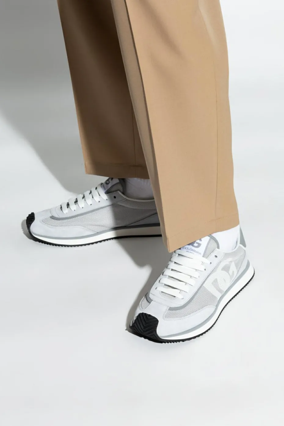 Dolce & Gabbana SZARY Buty sportowe z logo
