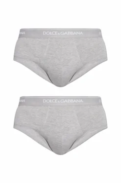 Dolce & Gabbana SZARY Dwupak slipów
