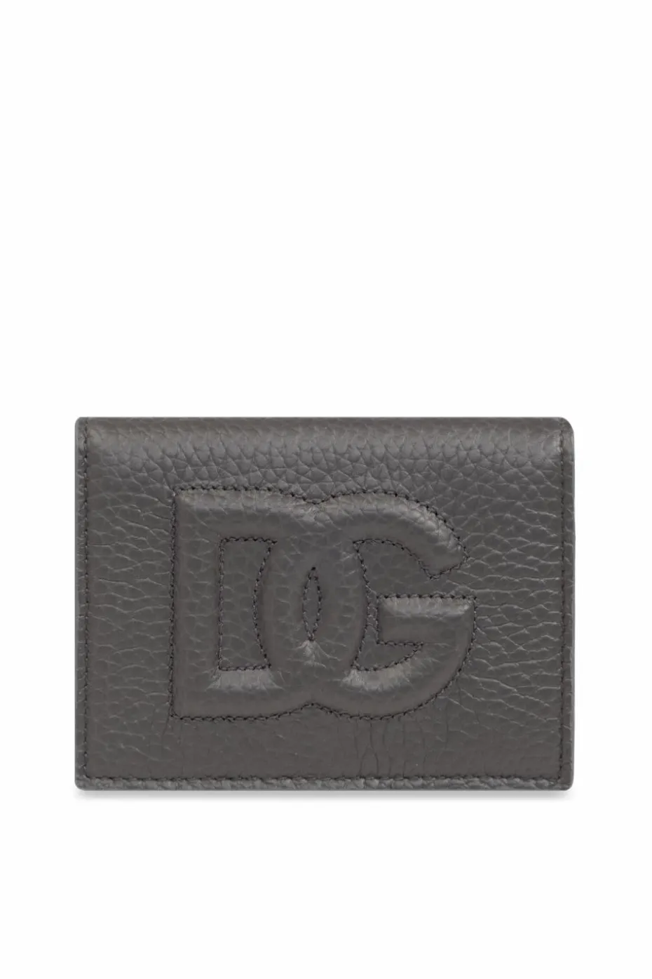 Dolce & Gabbana SZARY Etui na karty z logo