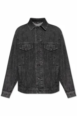 Dolce & Gabbana SZARY Kurtka jeansowa