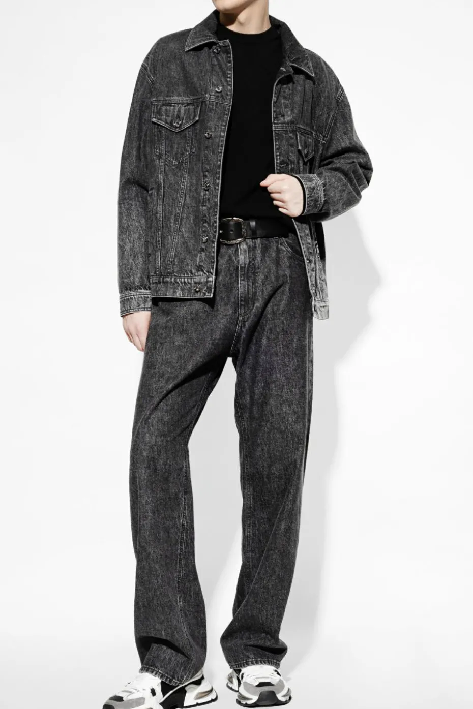 Dolce & Gabbana SZARY Kurtka jeansowa