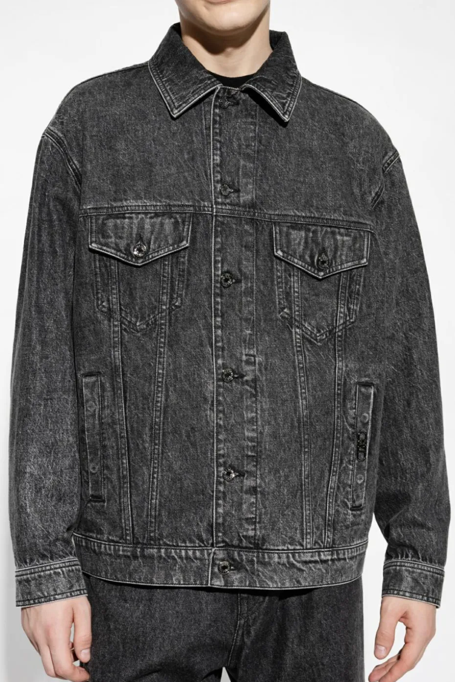 Dolce & Gabbana SZARY Kurtka jeansowa