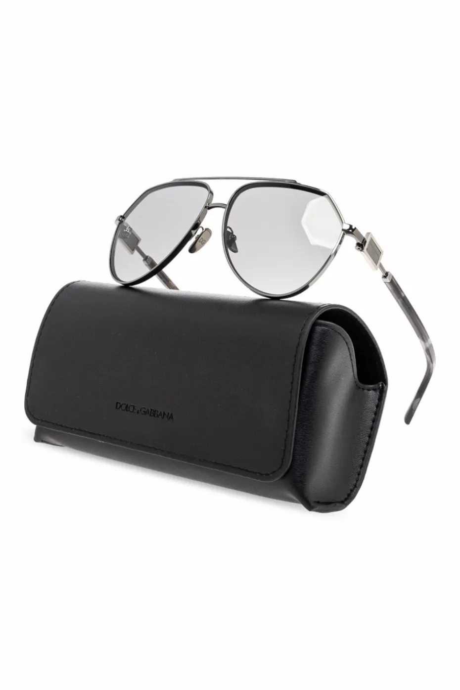Dolce & Gabbana SZARY Okulary przeciwsłoneczne