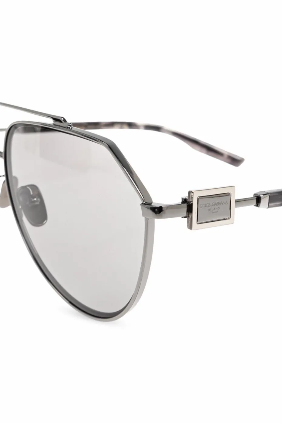 Dolce & Gabbana SZARY Okulary przeciwsłoneczne