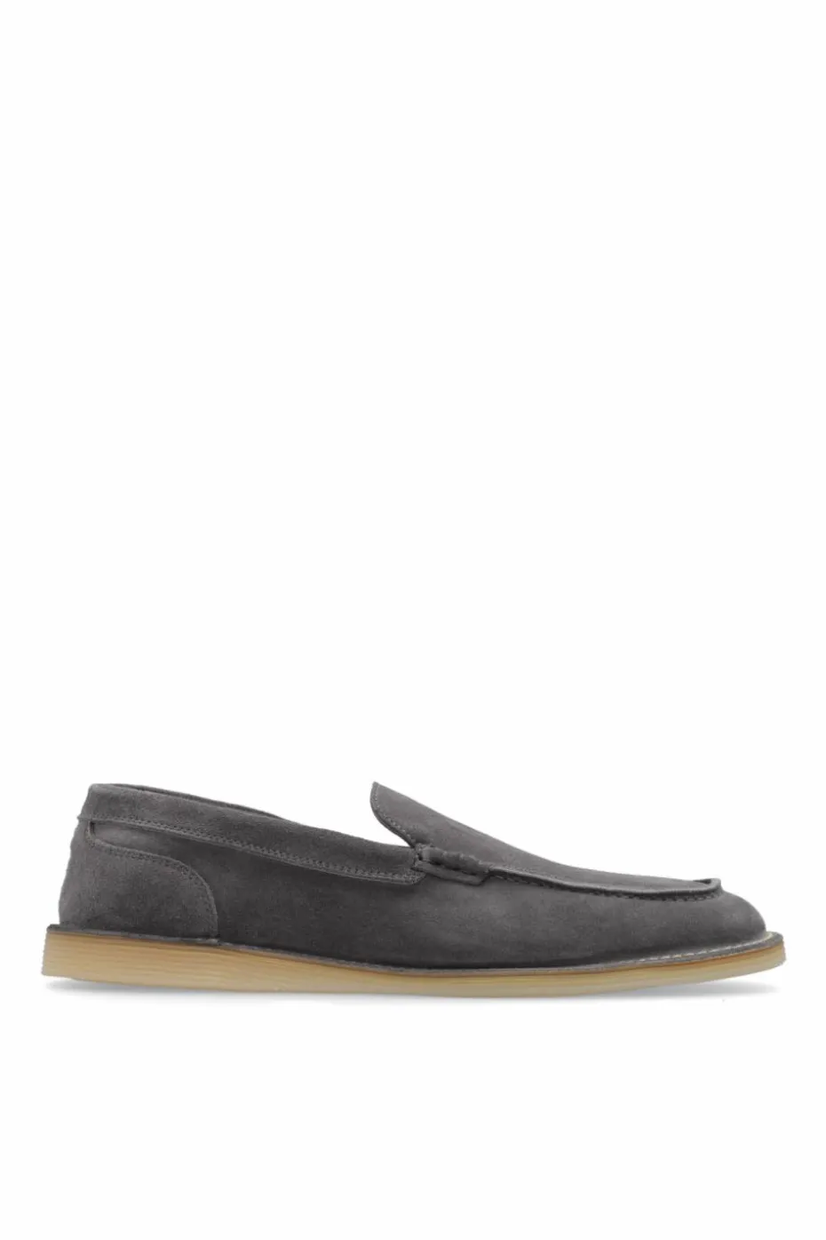 Dolce & Gabbana SZARY Skórzane buty