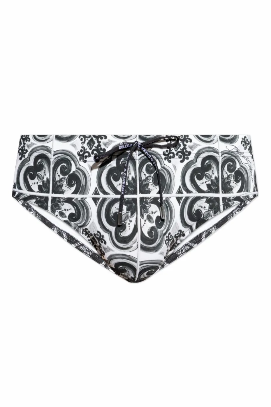 Dolce & Gabbana SZARY Slipy kąpielowe