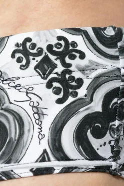 Dolce & Gabbana SZARY Slipy kąpielowe