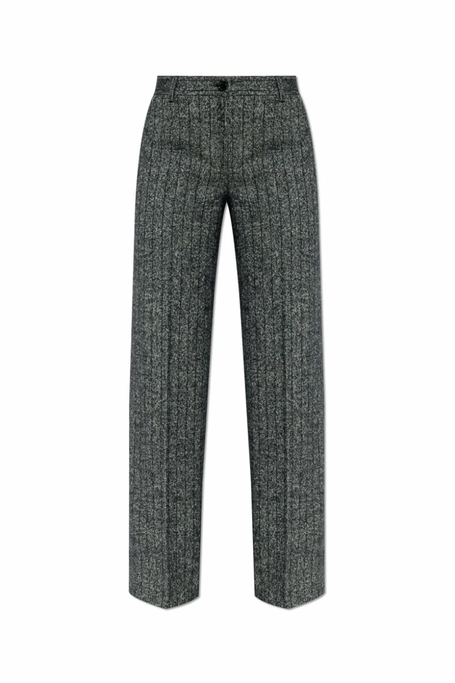 Dolce & Gabbana SZARY Spodnie w kant