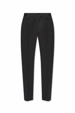 Dolce & Gabbana SZARY Spodnie w kant