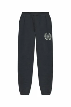 Dolce & Gabbana SZARY Spodnie dresowe z nadrukowanym logo
