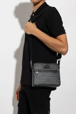 Dolce & Gabbana SZARY Torba na ramię z logo