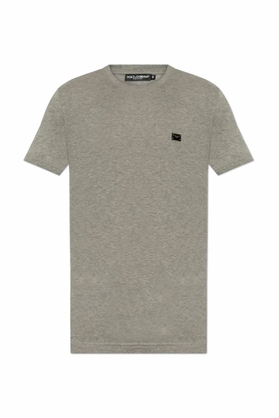 Dolce & Gabbana SZARY T-shirt z logo