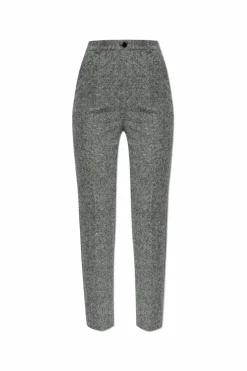 Dolce & Gabbana SZARY Wełna w kant