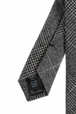 Dolce & Gabbana SZARY Wełniany krawat