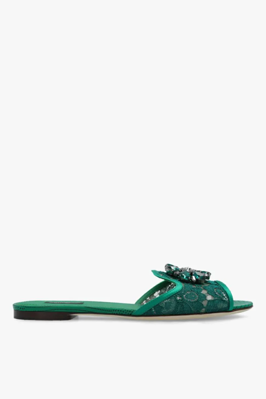 Dolce & Gabbana ZIELONY Klapki ‘Rainbow’