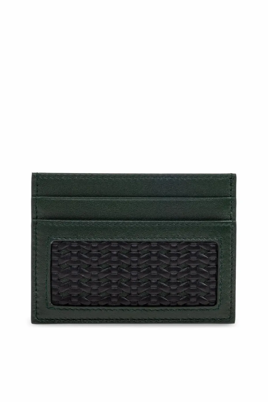 Dolce & Gabbana ZIELONY Skórzane etui na karty