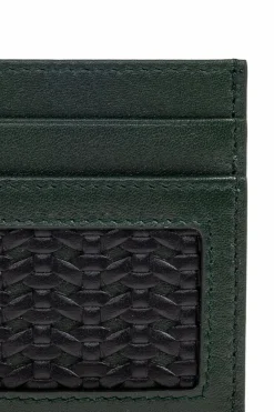 Dolce & Gabbana ZIELONY Skórzane etui na karty