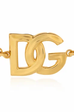 Dolce & Gabbana ZŁOTY Bransoleta z perłami