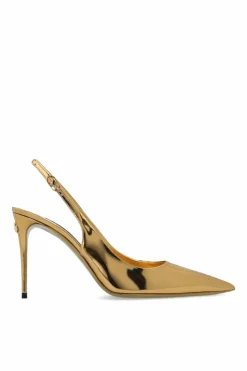 Dolce & Gabbana ZŁOTY Buty na obcasie