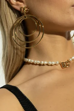 Dolce & Gabbana ZŁOTY Klipy z logo