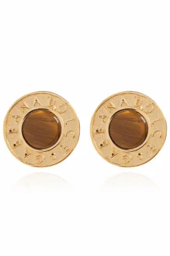 Dolce & Gabbana ZŁOTY Kolczyki z logo