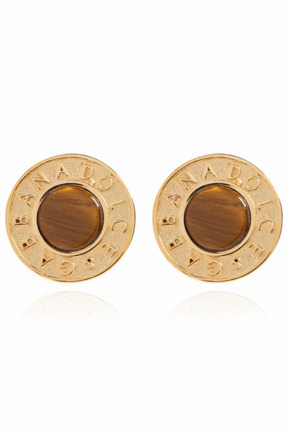 Dolce & Gabbana ZŁOTY Kolczyki z logo