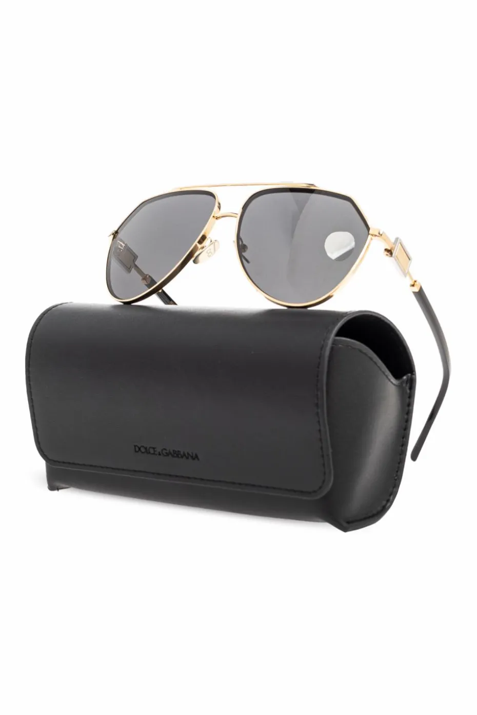 Dolce & Gabbana ZŁOTY Okulary przeciwsłoneczne