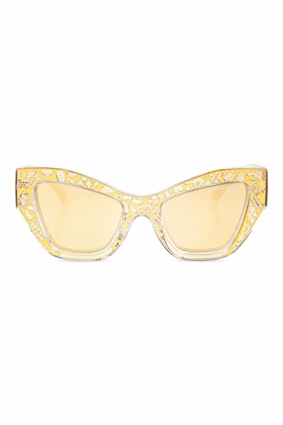 Dolce & Gabbana ZŁOTY Okulary przeciwsłoneczne z limitowanej edycji