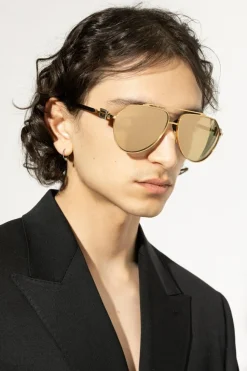 Dolce & Gabbana ZŁOTY Okulary przeciwsłoneczne