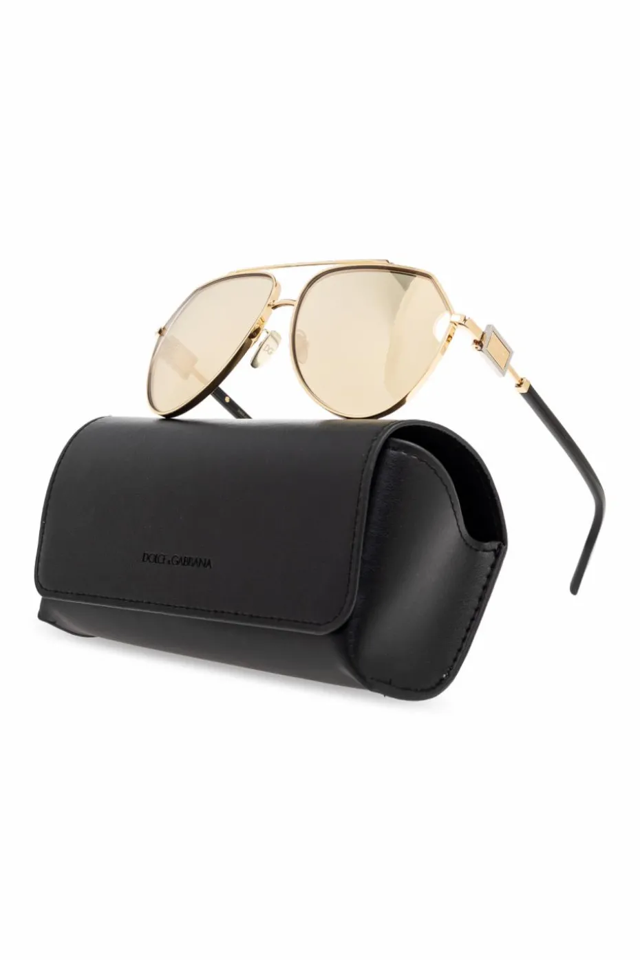 Dolce & Gabbana ZŁOTY Okulary przeciwsłoneczne