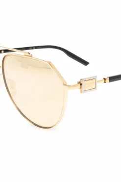 Dolce & Gabbana ZŁOTY Okulary przeciwsłoneczne