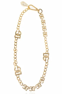 Dolce & Gabbana ZŁOTY Pasek z logo