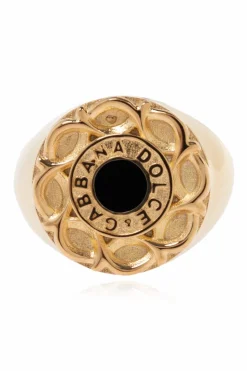 Dolce & Gabbana ZŁOTY Sygnet z logo