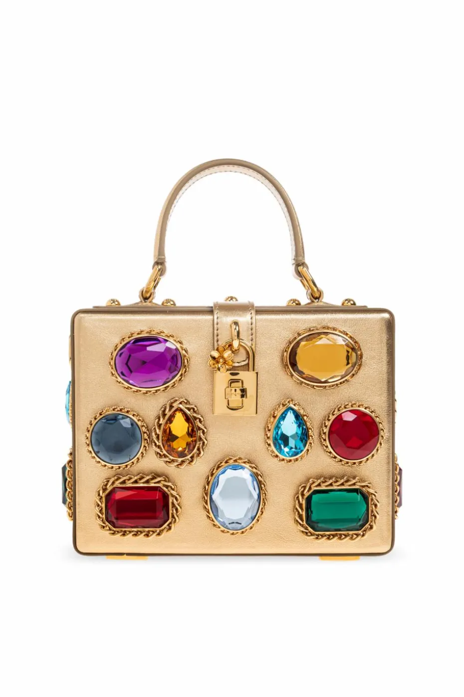 Dolce & Gabbana ZŁOTY Torba do ręki ‘Dolce Box’