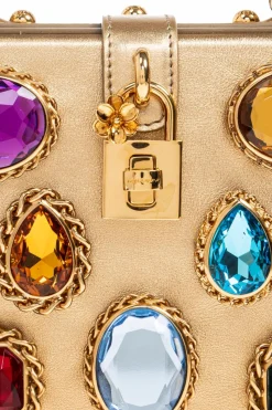 Dolce & Gabbana ZŁOTY Torba do ręki ‘Dolce Box’