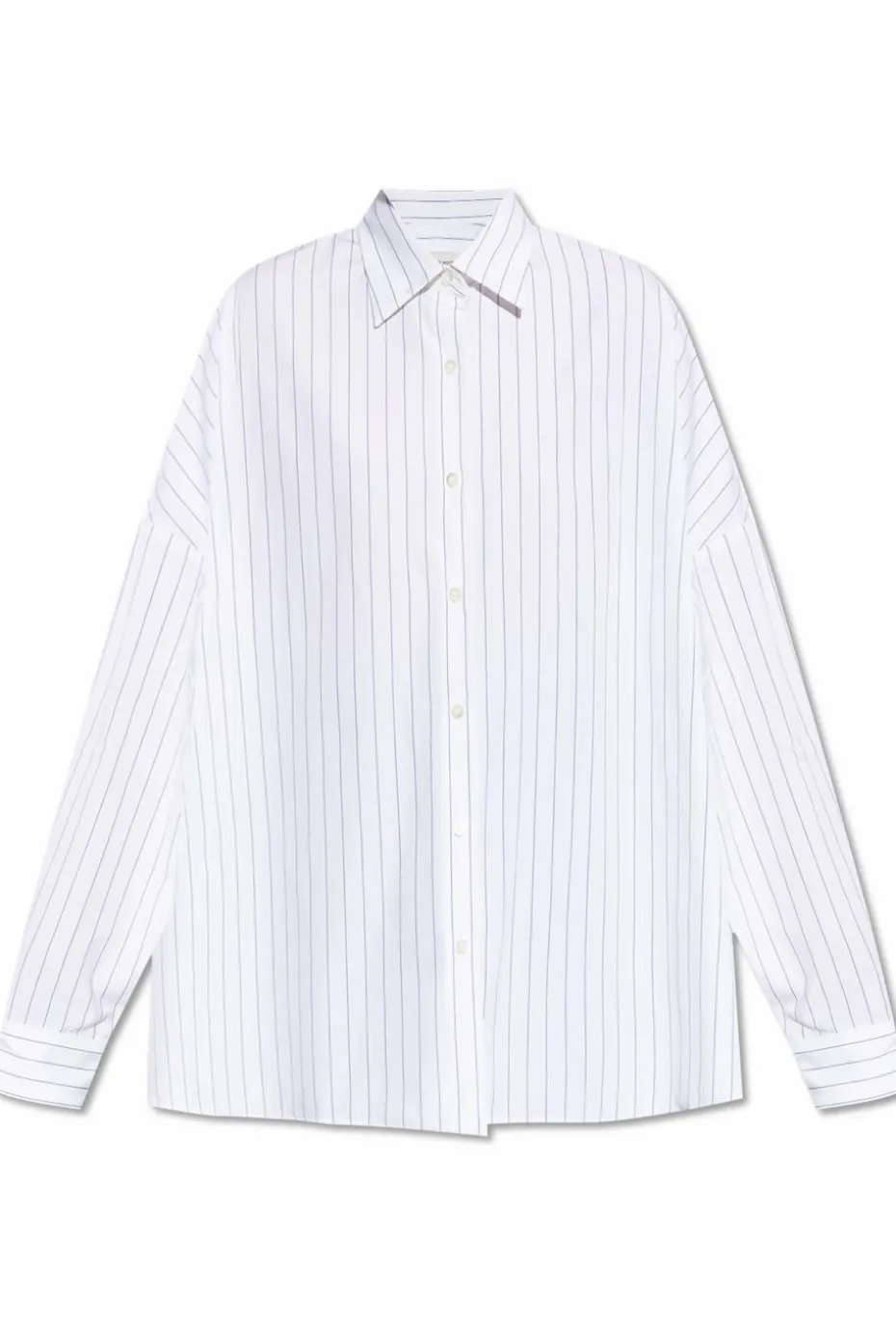 Dries Van Noten BIAŁY Koszula ze wzorem w pasy