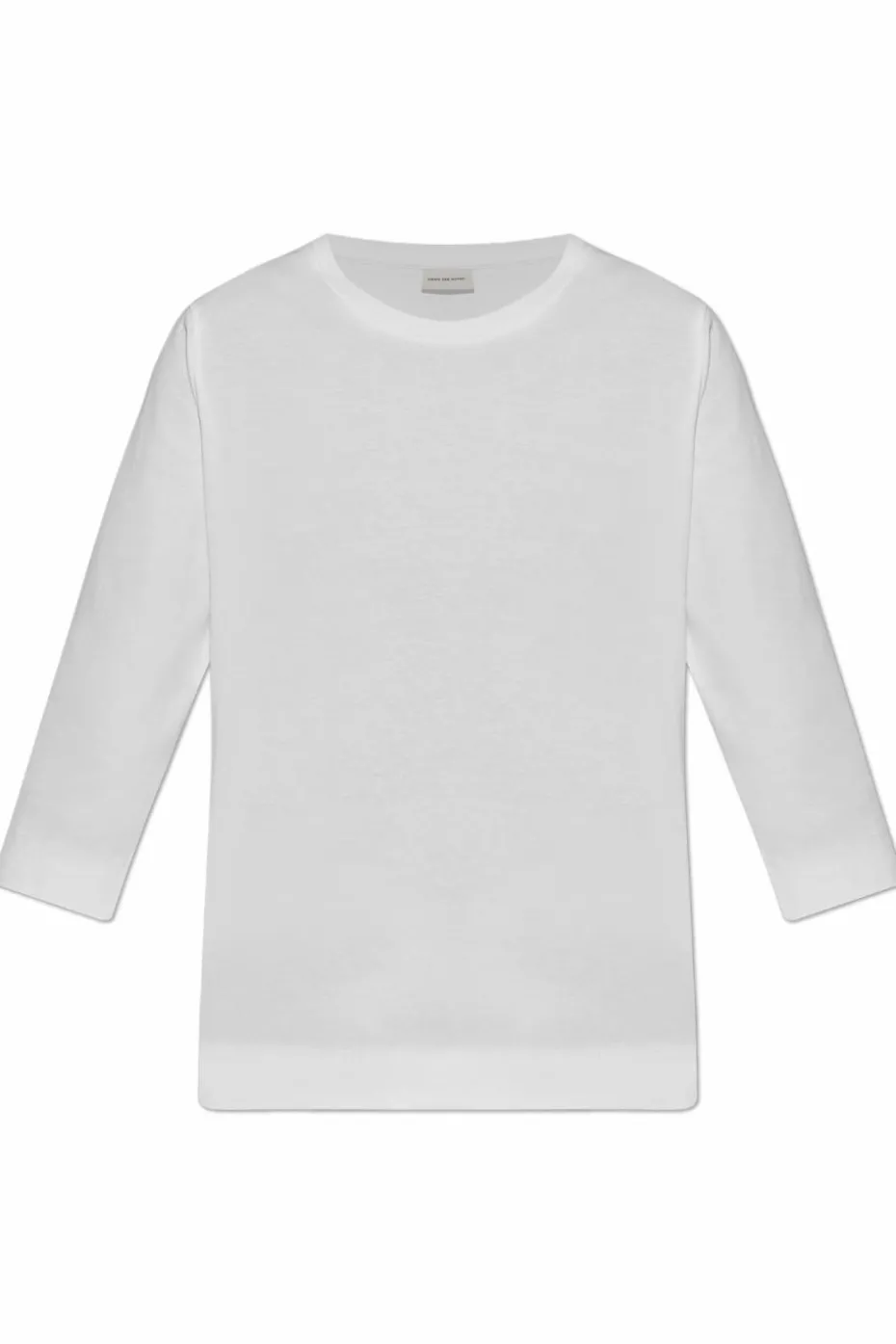Dries Van Noten BIAŁY Top z okrągłym dekoltem
