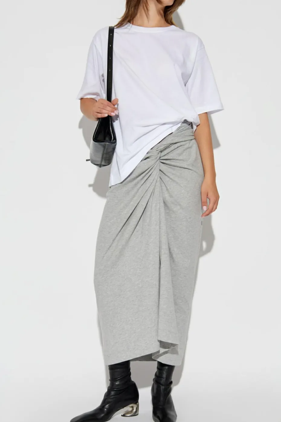 Dries Van Noten BIAŁY T-shirt o luźnym kroju