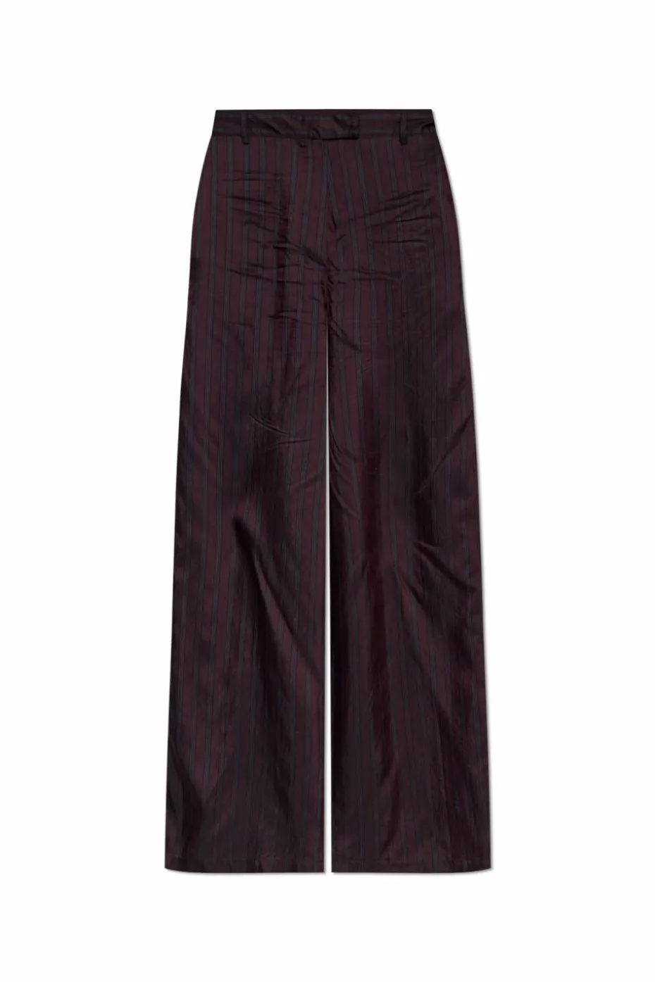 Dries Van Noten BORDO Spodnie w pasy