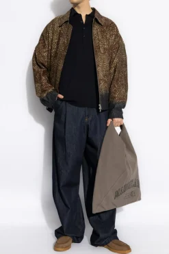 Dries Van Noten BRĄZOWY Kurtka `Veper`