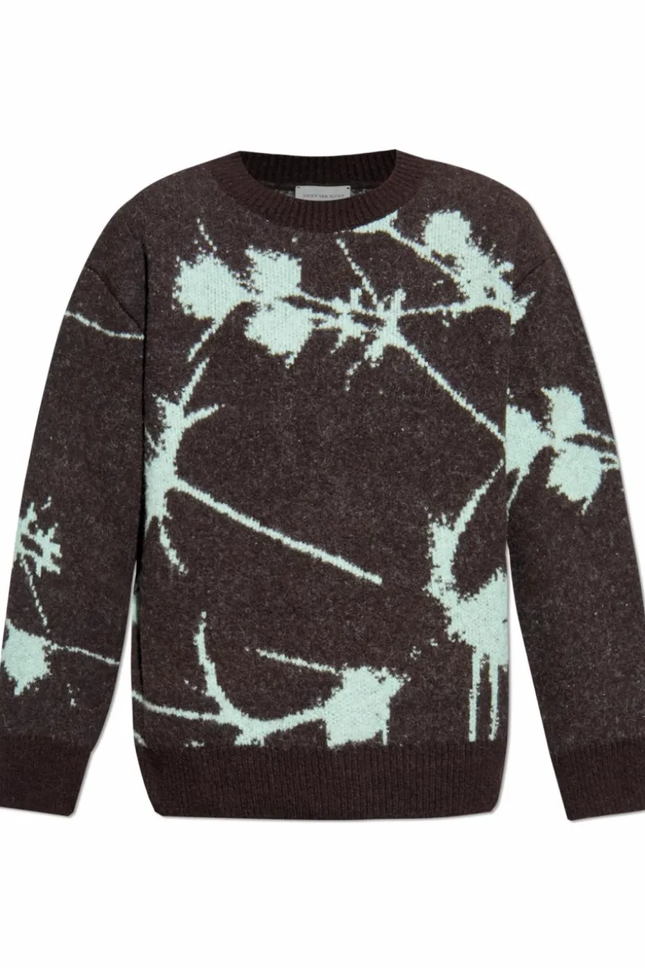 Dries Van Noten BRĄZOWY Sweter `Mainland`