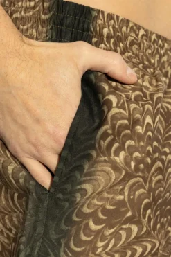 Dries Van Noten BRĄZOWY Szorty kąpielowe