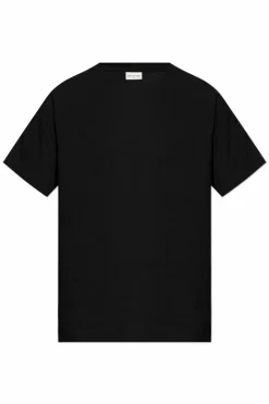 Dries Van Noten CZARNY Bawełniany t-shirt
