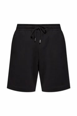 Dries Van Noten CZARNY Bawełniane szorty