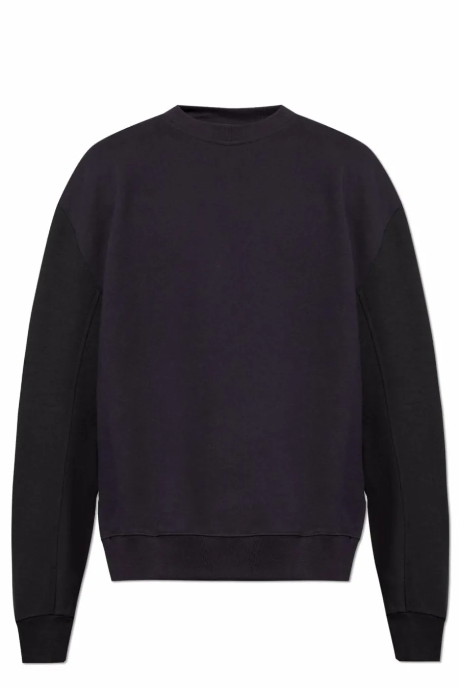 Dries Van Noten CZARNY Bluza z dekoracyjnym zamkiem