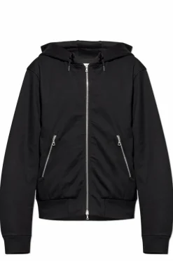 Dries Van Noten CZARNY Bluza z kapturem