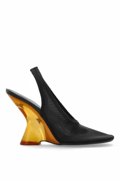 Dries Van Noten CZARNY Buty na koturnie
