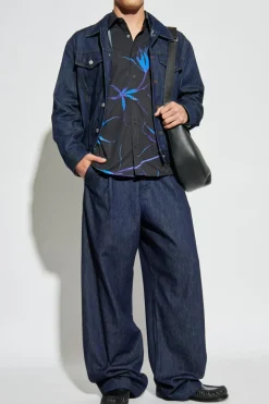 Dries Van Noten CZARNY Koszula `Corbino`